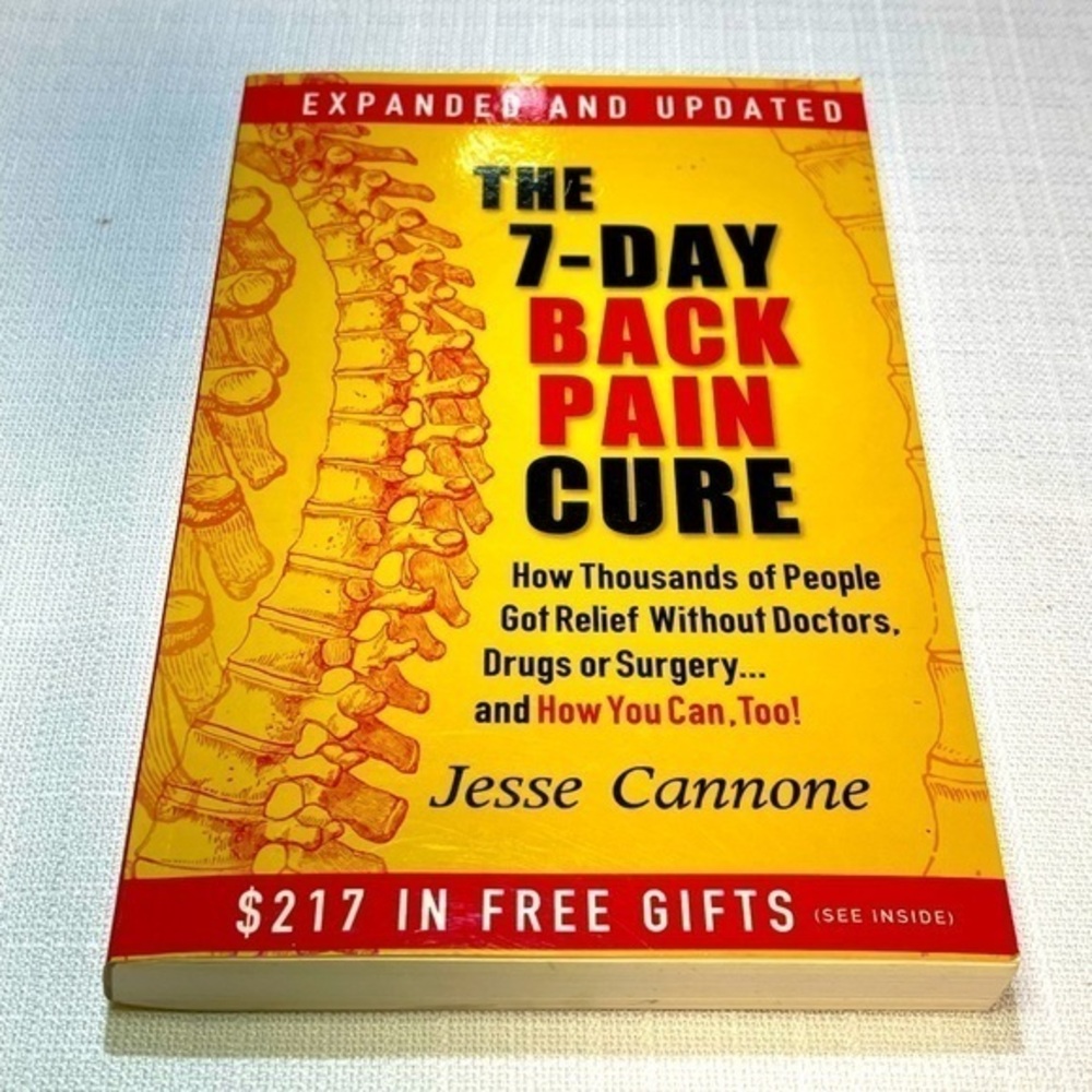 EUC The Seven Day Back Pain Cure Paperback by Jesse Cannone